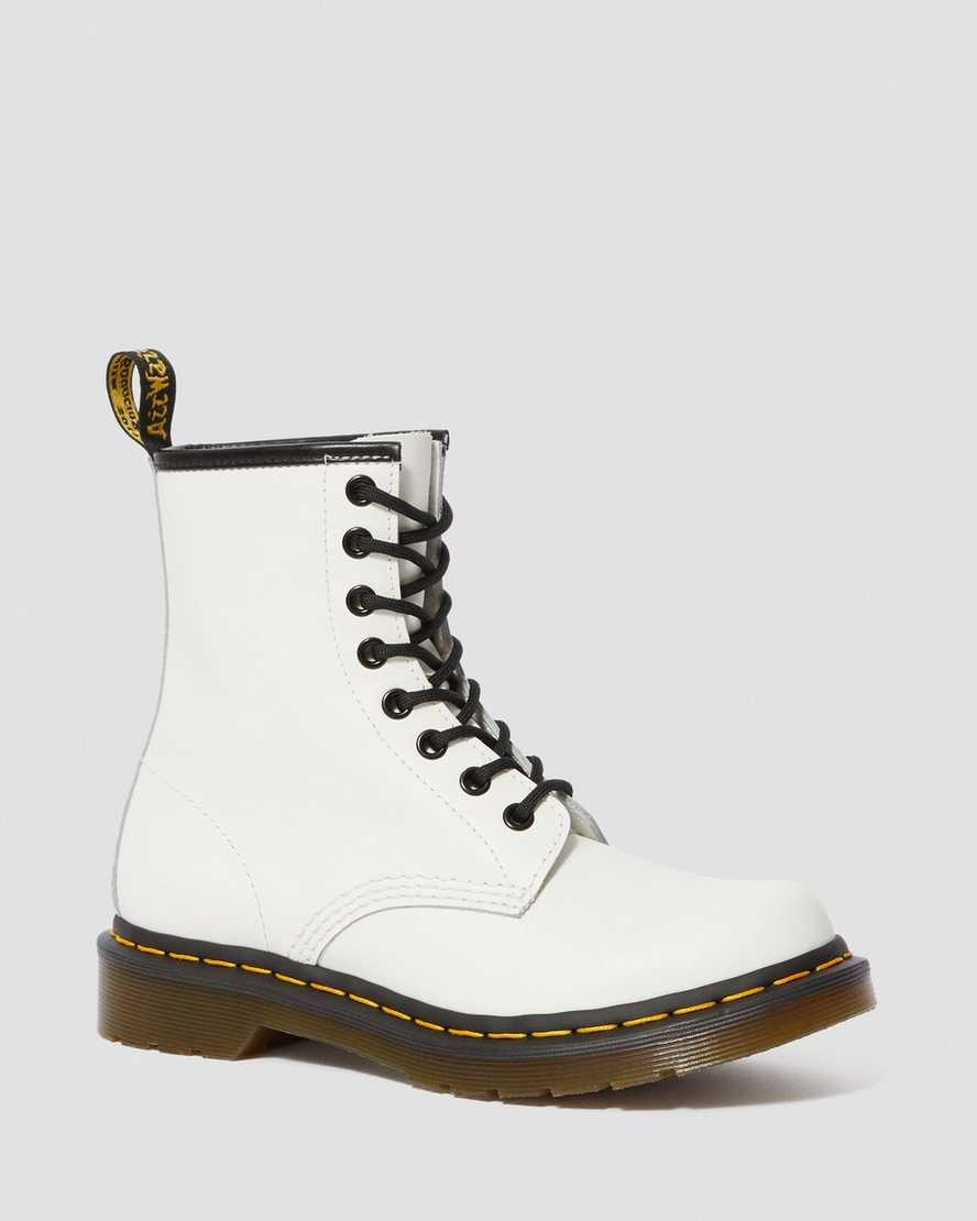 Dr. Martens 1460 Smooth Deri Kadın Bağcıklı Bot - Bot Beyaz |SHTRG5904|